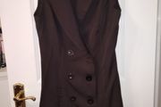 sleeveless blazer dress