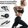 nti-Break Resistance Bands Set, Exercise Bands for Men Women with 5 Fitness Tubes, 2 Foam Handles, 2 Ankle Strap, Door Anchor for Strength Workouts, Yoga, Stretch, Physio Home Gym Equipment Image 3
