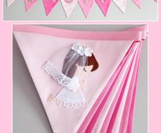 Beautiful Personalised Communion Bunting