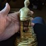 Vintage Brass Coal Miner Image 2