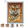 3D LiveLife Lenticular Wall Art Prints - Aloof From Deluxe Base - Unframed 3D Tiger - Size - 40cm x 30cm - RRP - 18.99 Image 3