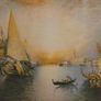 Ribcowsky Lithograpgh "Traders in Venice" Framed Image 3