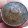 1805 Hibernia Penny. King George III Hibernia Penny. Image 8