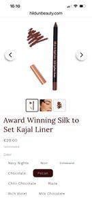 Hildun Beauty Silk to Set Kajal Eye Liner in Peacan