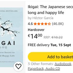 IKIGAI The Japanese Secret to stay a Long and Happy Life book