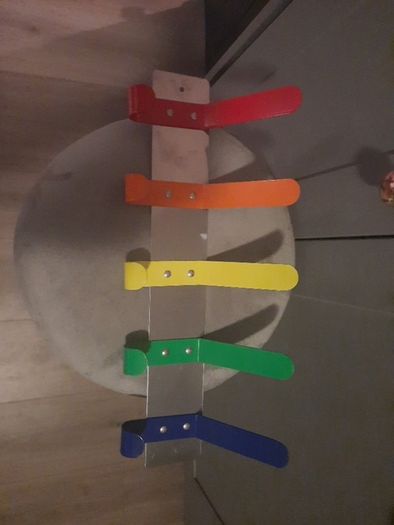 heavy metal coloured coat hooks