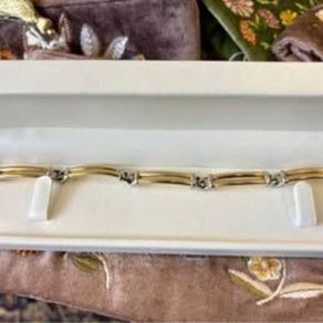 14k Solid Gold TwoTone Bracelet