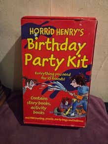 Brand New Horrid Henry Birthday Party Kit