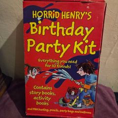 Brand New Horrid Henry Birthday Party Kit