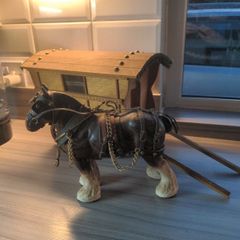 VINTAGE Wagon & Horse