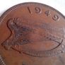 Irish Penny 1949. Image 2