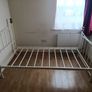 Metal Frame Single Bed & Mattress Image 3
