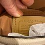 Cream leather Coach bag Image 6