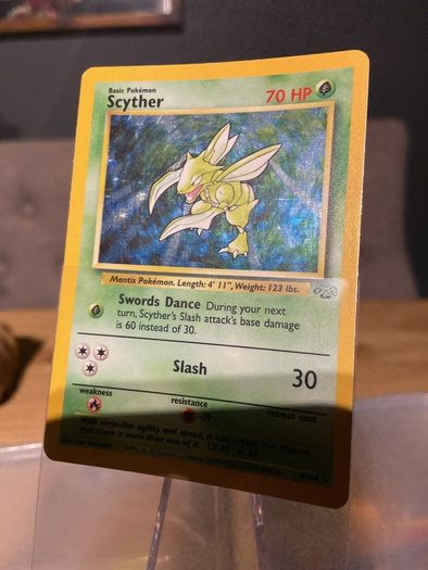 Pokemon Jungle Holo Scyther 10/64 Near Mint