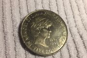 Five Pound Diana Princess