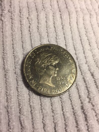 Five Pound Diana Princess