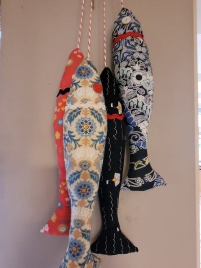 Fabric Fish Hanging