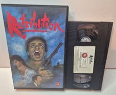 Retribution 1987 Big Box VHS Mint Condition Cult 80s Horror PlayTested & Mold-Free