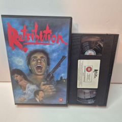 Retribution 1987 Big Box VHS Mint Condition Cult 80s Horror PlayTested & Mold-Free