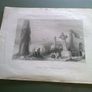 2 old 1840's prints of Clonmacnoise County Offaly Image 2
