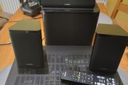 Yamaha YHT1840 5.1 surround system - receiver + speakers + subwoofer