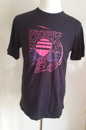 Five Hills Men's Planet Duck T-Shirt 100% Cotton Short Sleeves Size M CAN POST