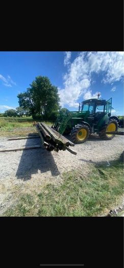 24 foot hay shed & 20 lean to - trusses & sheeting