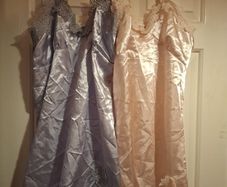 2 satin lingerie dresses