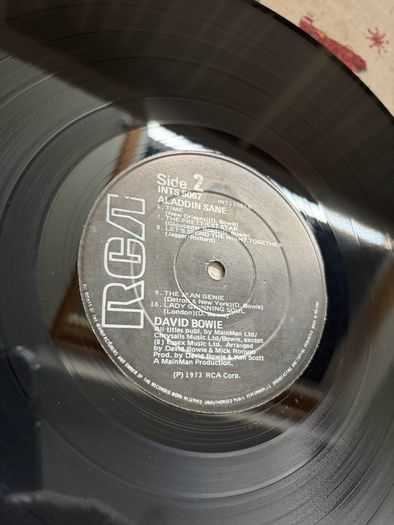 David Bowie vinyl lp. Irish pressing