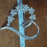 Beautiful Heart Shaped Crystal Brooch. Image 4