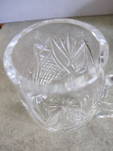 Vintage Waterford Cut Crystal Tankard Mug STAMPED.