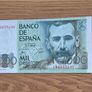 Pre Euro Spain Peseta Banknotes 1979 1980 series Image 5