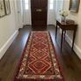 Beautiful Persian Hamadan Hand Knotted Runner Rug Carpet Image 2