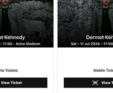 2 Standing & 2 seating SATURDAY Dermot Kennedy very good seats 11th July