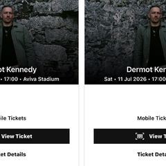 2 Standing & 2 seating SATURDAY Dermot Kennedy very good seats 11th July