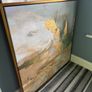 Large Framed Abstract Canvas - Textured with Gold Leaf Detail Image 2