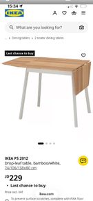 ikea dropleaf table