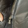 Versace Jeans Couture leather and fur jacket Image 10