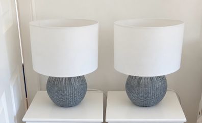 Bedside lamps x 2