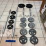 Additional Olympic Bars And Numerous Plates Set, Great Collection Or In Addition To Existing Set!!! Image 3