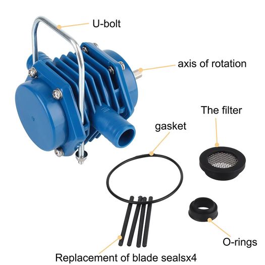 Pump Water Drill Electric Fluid Transfer Hand Tool Home Heavy Duty Quiet Durable