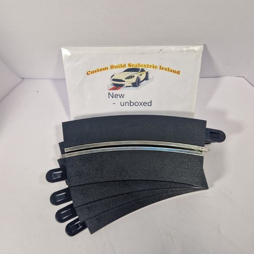 Scalextric C7017: 4x New Radius 3 Single Lane Track Curves (digital pit lane. R3)