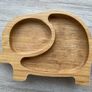 Eco Rascals Bamboo Elephant Suction Plate Image 2