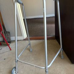 Zimmer frame Aluminium Walking Frame With Wheels Adjustable Height
