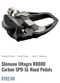 Shimano Ultegra Carbon R8000 Pedals
