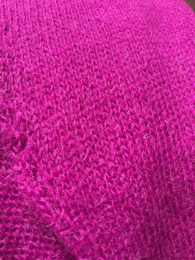 Fuchsia baby alpaca polyamide scarf shawl