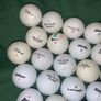 (20) White random branded golf balls Image 2