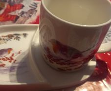 Christmas robin mug and snack tray set newgrange