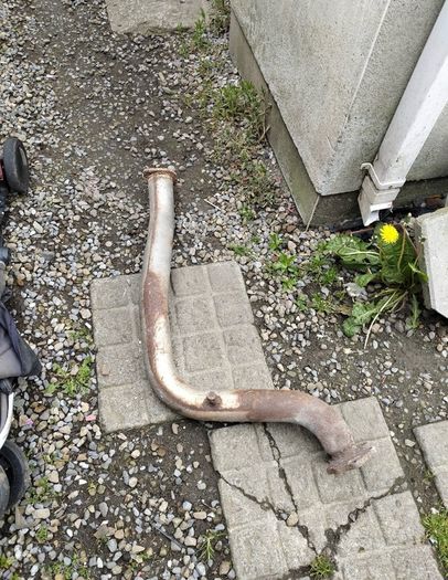 HkS turbo down pipe Wrx gc8