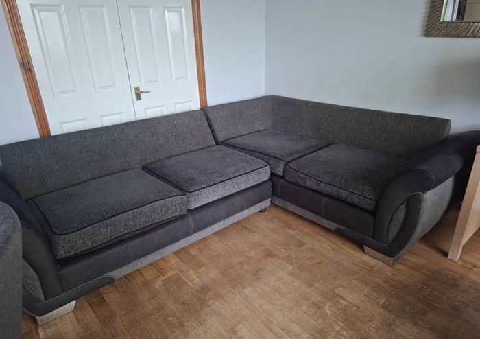 L shape couch quick sale